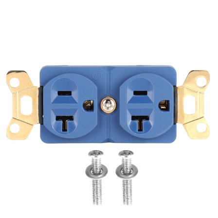 Monosaudio Duplexuttag AC Ren koppar Duplex 24K Guldpläterat Eluttag 20A