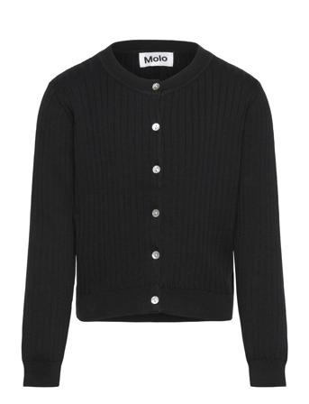 Gloria Tops Knitwear Cardigans Black Molo