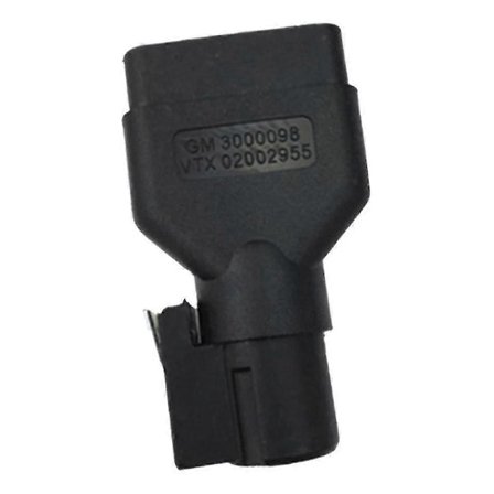 OBD-II Adapter för Tech 2 Scanner GM 3000098 VTX, av obdii 16-pins kontakt för GM Tech2 Diagnostikverktyg (svart) (1 st)