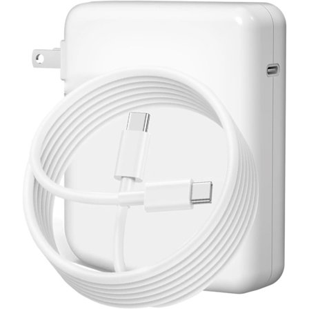 140W Mac Book Pro Oplader, Original Kvalitet USB C Super Hurtig Opladerkabel Kompatibel med MacBook Pro/Air 16 14 Tommer, M1 M2 M3 M4/ipad Pro/Samsung