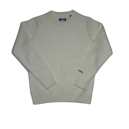 Vit stickad tröja från Jack & Jones