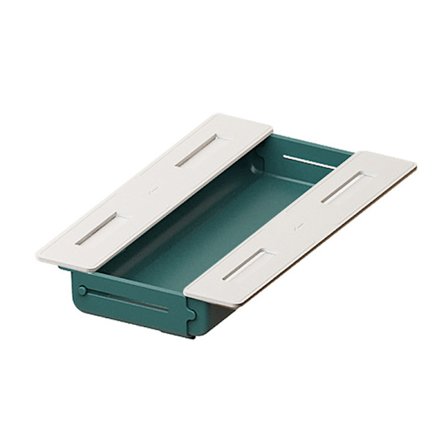 Under skrivbordet Låda Organizer Förvaring Pasta Lådtyp Självhäftande förvaring för hemmakontor