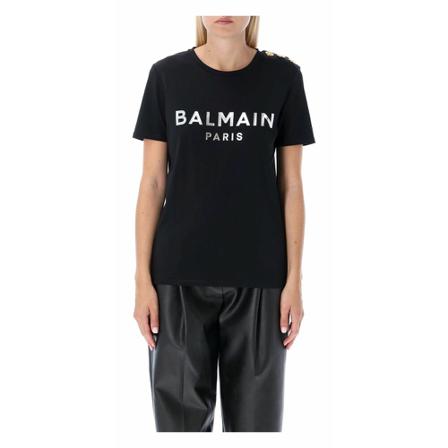 Balmain T-Shirts svart, Dam, Dam, Storlek: M