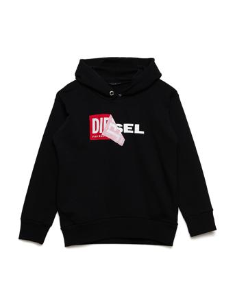 Salby Over Sweat-Shirt Black Diesel