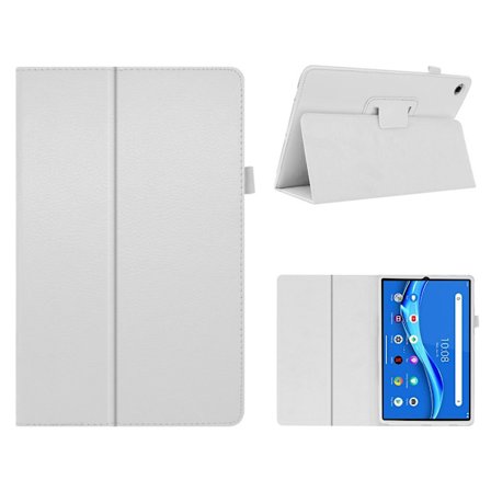 Lenovo Tab M10 HD Gen 2 läderfodral med litchi-textur - Vit