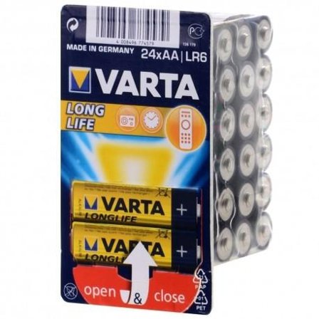 VARTA Longlife batteri - 24 x AA / LR6 - alkalisk mangan