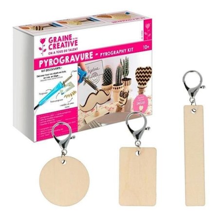 9 nyckelringar i trä att dekorera