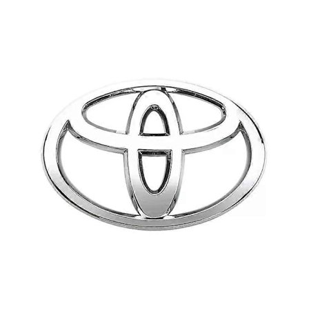 3D ABS -logo, sopii Toyota-merkkiin, auton etu- ja takamerkki, sopii Toyota Auris RAV4 Corolla Camry Yaris Hilux Pardo Land Cruiser -tarvikkeisiin {yh