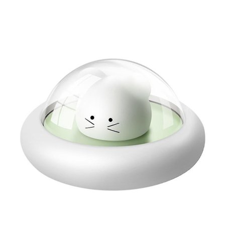 Ufo Space Mouse Led Night Light Usb Bedside Sleeping Lamp Rechargeable