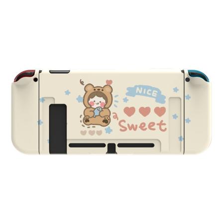 Telakoitava suojakotelo Nintendo Switchille, söpö pehmeä TPU-ohut kotelo NS-konsolille ja Joy-Con-ohjaimille