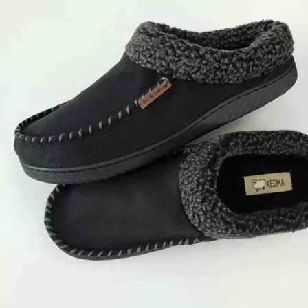 Herres mokkasiner med memory foam innersåle, slip on tøfler