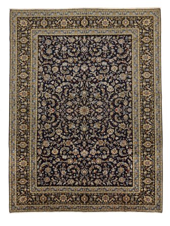 Medallion Large Keshan Rug 303X403 Wool