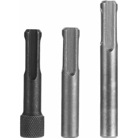 3 kpl SDS 1/4" sovitinsarja kuusiokoloavainhylsysovitinmuunnin iskuporakoneen terälle KLB