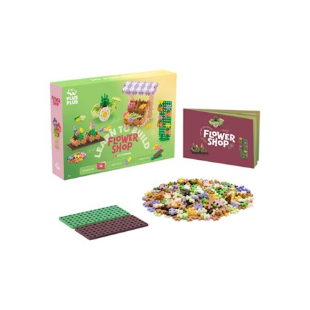 Plus-Plus Learn to Build Flower Shop, 600 Bitar