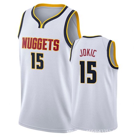Sportstøj Nikola Jokic Denver Nuggets basketballuniform 15 voksen basketballuniform