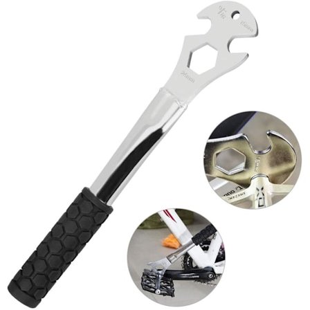 Cykelpedalnyckel, Bottenfäste Nyckel i Legerat Stål, Cykel