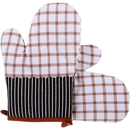 2 st bruna (bild 4) mikrovågshandskar silikon ugnsvante ugn