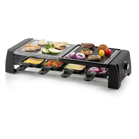 Raclette - Grillplatta - DOMO Baking Stone - 8 DO9190G portioner