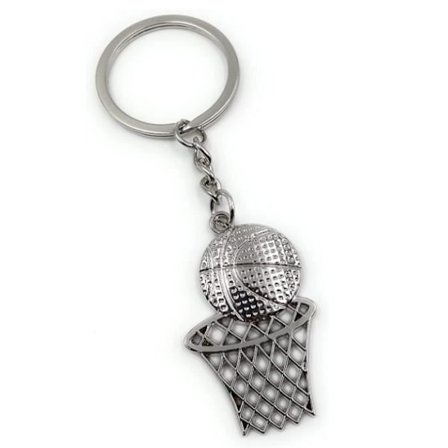 Basketball Nøkkelring - Metall Lykkeport ideell som gave, for eksempel til Beste Venn, Beste Venn, Mamma