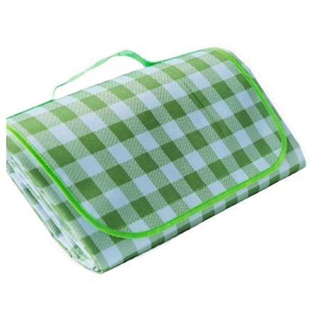 Picnic Tæppe Med Håndtag Vandtæt Maskinvaskbar Foldbar Ternet Klud Anti-snavs Bærbar Udendørs Picnic Camping Strandtæppe Camping Tilbehør