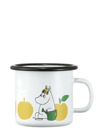 Muurla | Moomin Enamel Mug Joyfull Apples 2,5Dl | 250 ML