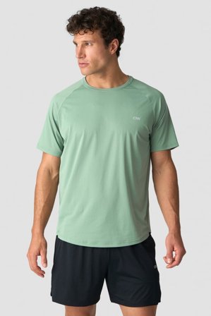 ICANIWILL - Stride Raglan T-shirt M Light Moss - Herren - ICIW