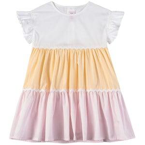 Il Gufo Multicolor Colorblock Dress 12 Months - Dresses - 12 months - Yellow - Mädchen