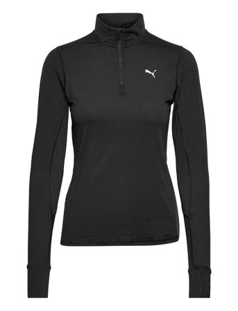 Run Favorite 1/4 Zip W Black PUMA