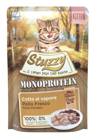 Stuzzy Monoprotein Bocconcini Con Pollo Fresco Per Gattini
