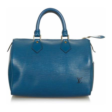 Louis Vuitton Vintage, Pre-owned Handbag Blauw, Dames, Maat:ONE Size