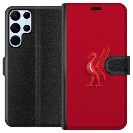 Kompatibel Tegnebogsetui til Samsung Galaxy S24 Ultra Liverpool fodboldklub England Premier League passioneret klub med stærk identitet højt niveau og