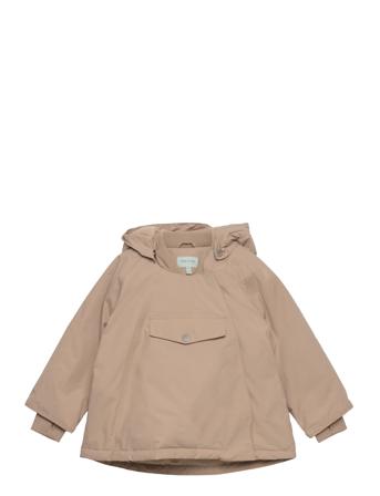 Wang Fleece Lined Winter Jacket. Grs Outerwear Jackets & Coats Anoraks Beige Mini A Ture*Betinget Tilbud