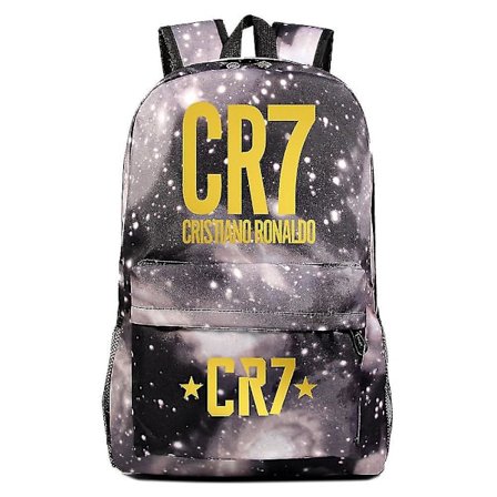Cr7 Ryggsäck 18" Laptop USB Laddning Vattentät Affärsryggsäck Skolväska Stor Resa Tonåringar Mochila