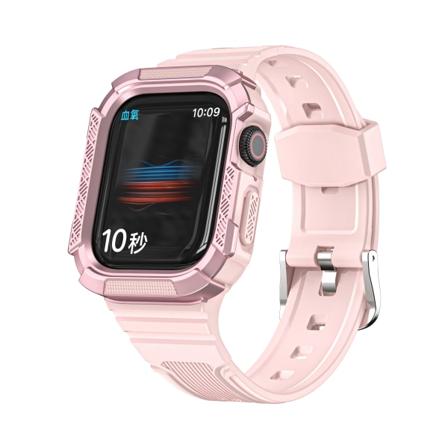 Silikonrem För Apple Watch Ultra 49mm 8 7 45mm 41mm Anti-fall skydd Smart watch För iwatch 6 5 4 SE 44mm 42mm 40mm Pink For 42mm 44mm 45mm
