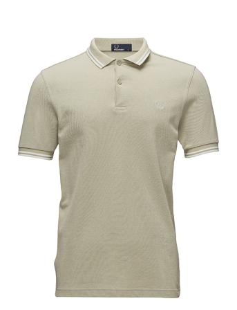 Twin Tipped Fp Shirt Polos Short-sleeved Beige Fred Perry