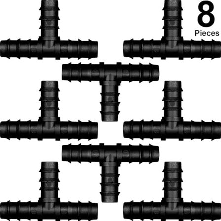 Slangekoblinger til 16 mm vandingssystem (T-stykke)