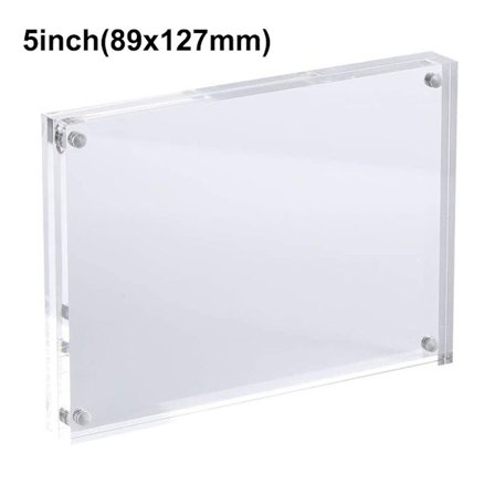 Akryl billedramme Magnetiske fotorammer 5" (89X127MM)