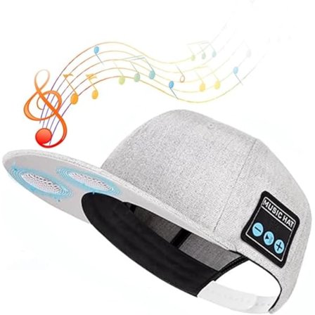 Bluetooth Hat, Bluetooth Beanie, Bluetooth Hat til Mænd, Moderigtig Smart Hat, Mænds Baseball Cap