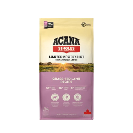 Acana - Dog Singles Grass-Fed Lamb 17 kg - Hund - Hundefôr & hundemat - Tørrfôr for hund - ZOO.no