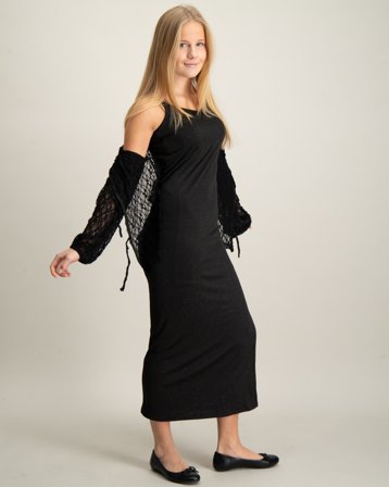 Sofie Schnoor Dress Svart Kjoler Jente - Kids Brand Store