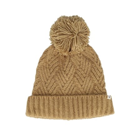 Rip Curl - Beige pom Bonnet - Groundswell Beani Sand Pom @ Hatstore