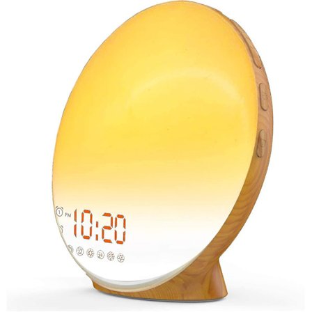 Herätyskello C Led Sunrise -herätyskello C, sopii ja nukkujille, FM-radio