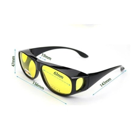 Nattseende-körglasögon för förare som bär glasögon