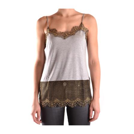 Pinko Long English Lace Dress Monogram , Grijs , Dames , Maat: S Tops