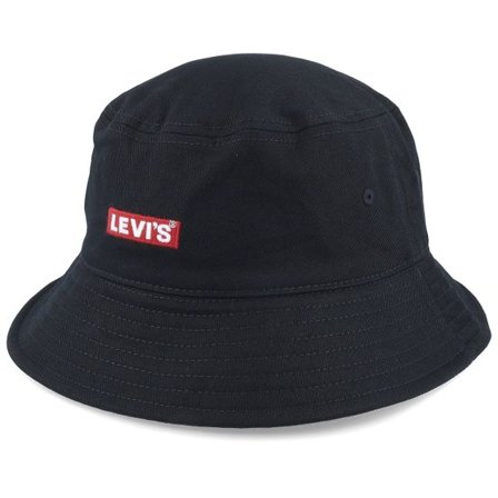 Levi's - Svart bucket Hatt - Baby Tab Logo Regular Black Bucket @ Hatstore