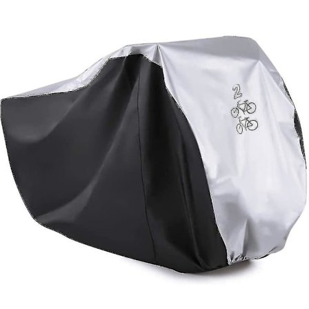 Cykelovertræk til 2 Cykler, Vandtæt Udendørs Cykelovertræk Anti Støv Regn Sne UV, Cykel Regn Overtræk til Mountain, Road Heavy Duty Cykler Med Låse 