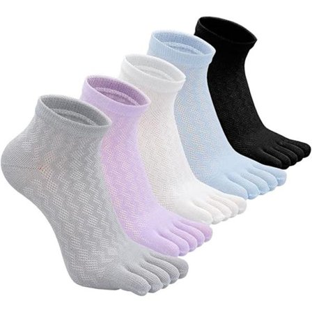 Par med tåsokker - Pustende - Runde tåsokker - Kvinner