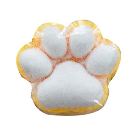 Håndlaget Taba Squishy Store Kattepote Silikon Klemmeleker for Stresslindring, Kattepote Kjempepote Squishy Sensoriske Leker for