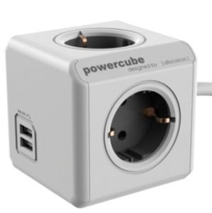 ALLOCACOC PowerCube extended usb - strømfordelerenhet