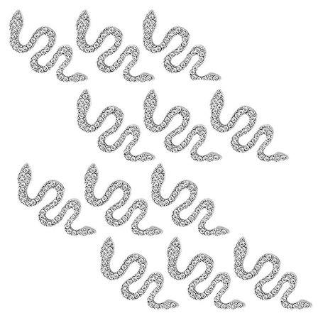 Nagelcharmssnake Nail Art Charms 3d Nagel Strass för Nail Art Tillbehör